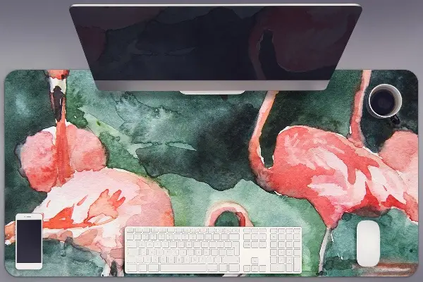 Ochranná podložka na stôl maľované plameniaky