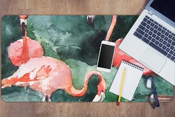 Ochranná podložka na stôl maľované plameniaky