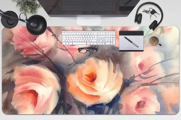 Ochranná podložka na stôl oranžové ruže
