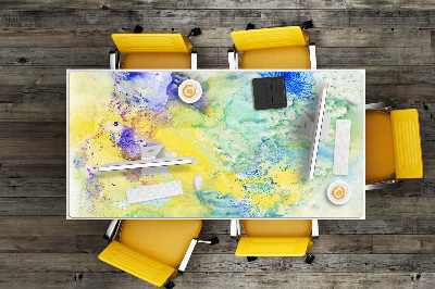 Podložka na písací stôl farebné škvrny
