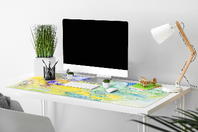 Podložka na písací stôl farebné škvrny