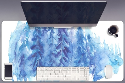 Pracovný podložka na stôl Akvarel zimné les