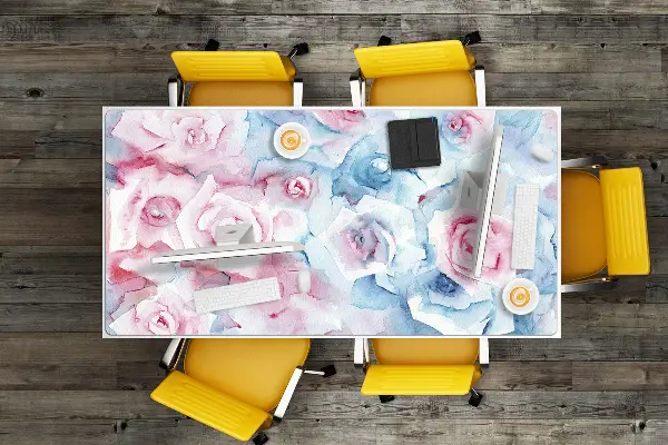 Ochranná podložka na stôl pastel kvety