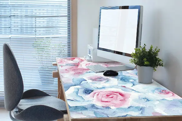 Ochranná podložka na stôl pastel kvety