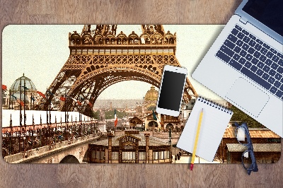 Pracovný podložka na stôl Eiffelova veža retro