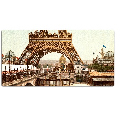Pracovný podložka na stôl Eiffelova veža retro
