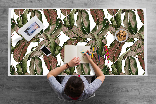 Pracovná podložka s obrázkom botanických lupeňov