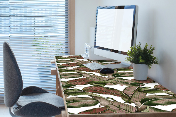 Pracovná podložka s obrázkom botanických lupeňov