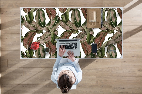 Pracovná podložka s obrázkom botanických lupeňov