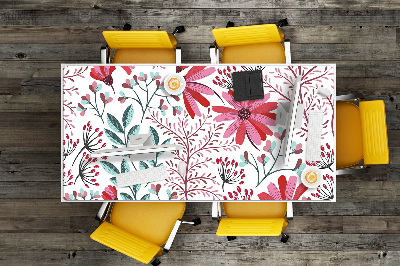 Podložka na písací stôl kvetinový vzor