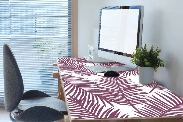 Ochranná podložka na stôl fialové lístie