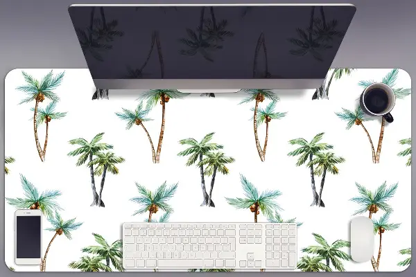 Veľká ochranná podložka na stôl palm nástenná