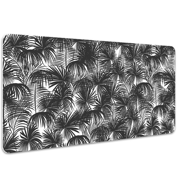 Veľká podložka na stôl čierna palm