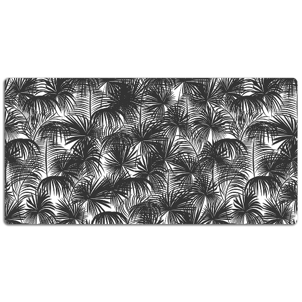 Veľká podložka na stôl čierna palm
