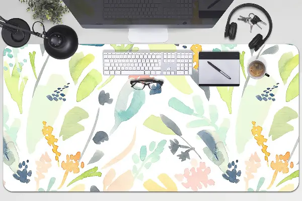 Veľká podložka na stôl pre deti kvety