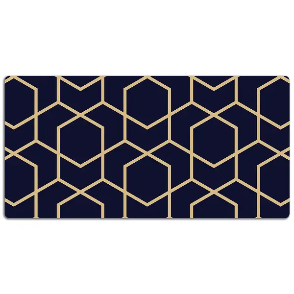 Veľká podložka na stôl pre deti Gold pattern