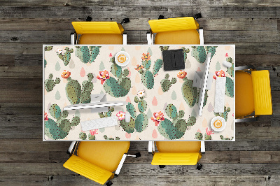 Veľká podložka na stôl pre deti kaktusy