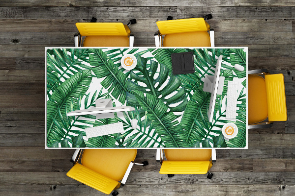 Veľká ochranná podložka na stôl Monstera leaf