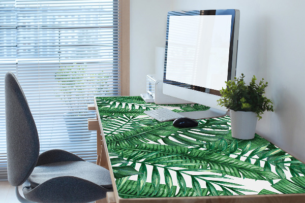 Veľká ochranná podložka na stôl Monstera leaf