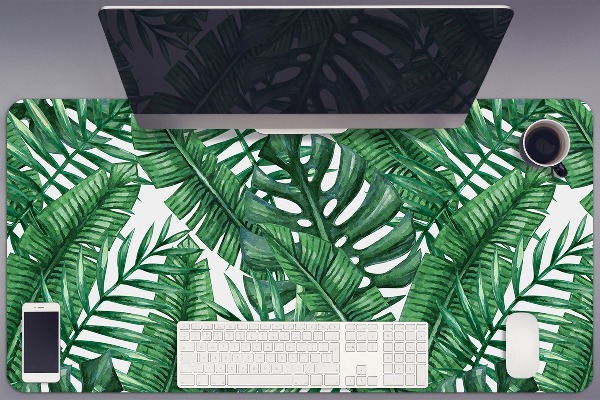Veľká ochranná podložka na stôl Monstera leaf