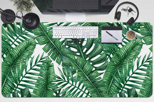 Veľká ochranná podložka na stôl Monstera leaf