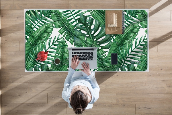 Veľká ochranná podložka na stôl Monstera leaf