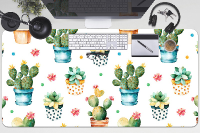 Pracovná podložka s obrázkom maľované kaktus