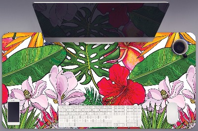 Pracovná podložka s obrázkom farebné kvety