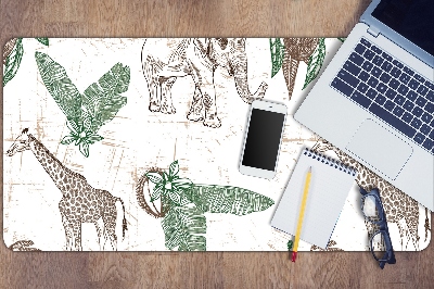 Pracovná podložka s obrázkom Žirafy a slony