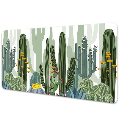 Ochranná podložka na stôl kvitnúce kaktusy
