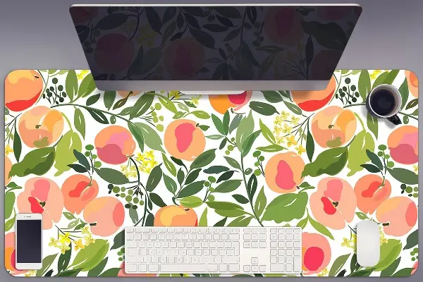 Veľká podložka na stôl pre deti broskyne