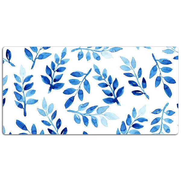 Pracovný podložka na stôl blue akvarel