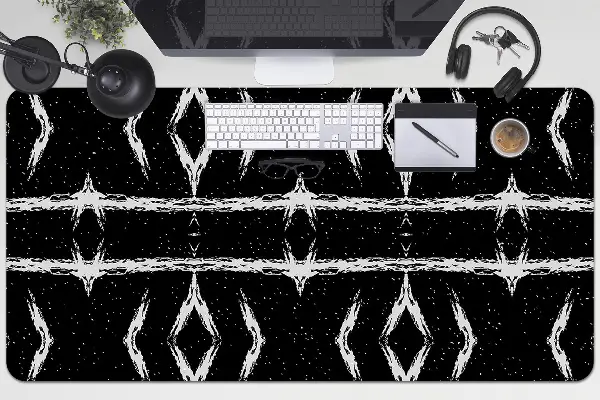 Ochranná podložka na stôl black abstrakcie