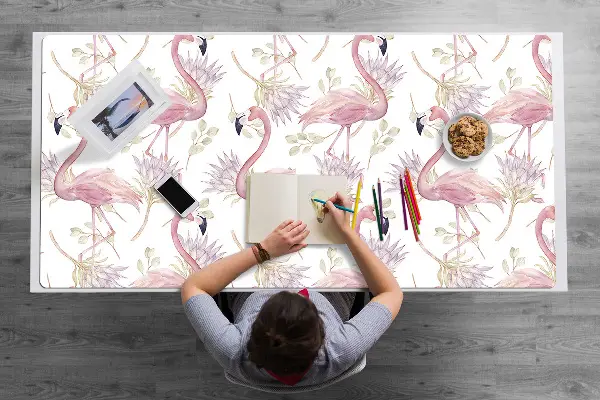 Veľká podložka na stôl pre deti Flamingos