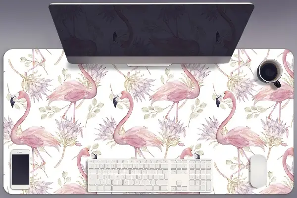 Veľká podložka na stôl pre deti Flamingos