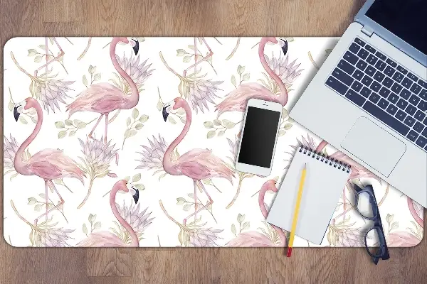 Veľká podložka na stôl pre deti Flamingos