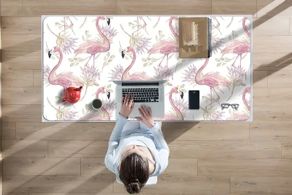 Veľká podložka na stôl pre deti Flamingos
