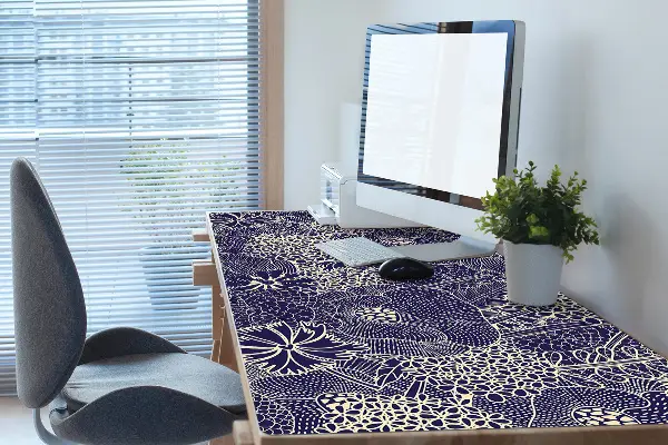 Podložka na písací stôl blue pattern