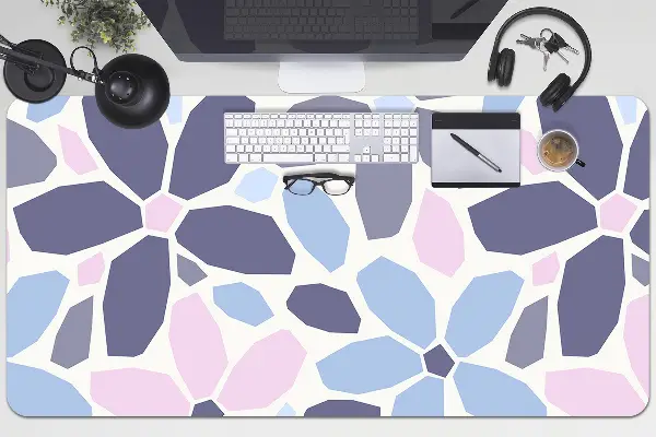 Pracovný podložka na stôl geometrické kvety