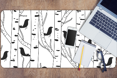 Podložka na písací stôl Vtáky a stromy
