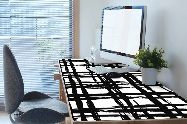 Veľká podložka na stôl plaid pattern
