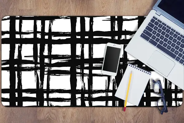 Veľká podložka na stôl plaid pattern