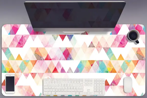 Pracovný podložka na stôl geometria trojuholníkov