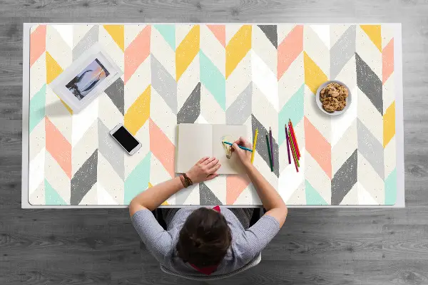 Ochranná podložka na stôl pastel rybia kosť