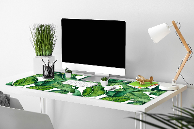 Pracovný podložka na stôl Zelené veľké listy
