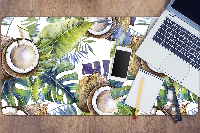 Pracovná podložka s obrázkom Kokosové orechy a lístia