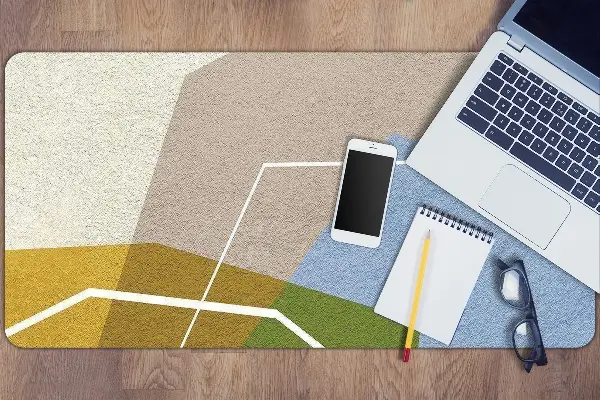 Pracovný podložka na stôl geometrické obrazce
