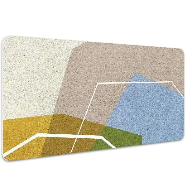 Pracovný podložka na stôl geometrické obrazce