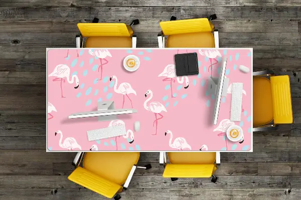 Veľká podložka na stôl pre deti Flamingos