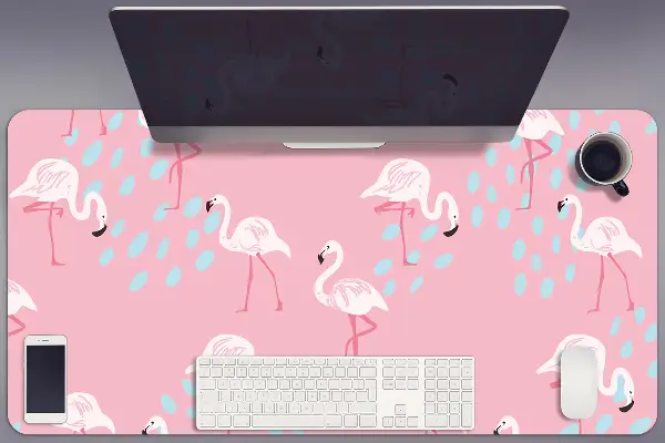 Veľká podložka na stôl pre deti Flamingos